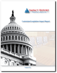 Custom Legislative Impact Report:<br>A report of lobbyists, firms and clients linked to legislation